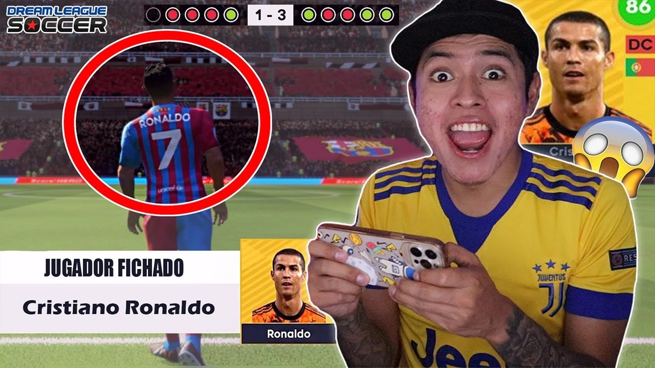 AL FIN ENCONTRÉ a CRISTIANO RONALDO 😱 *EPIC EMOCION* Dream League Soccer 2022