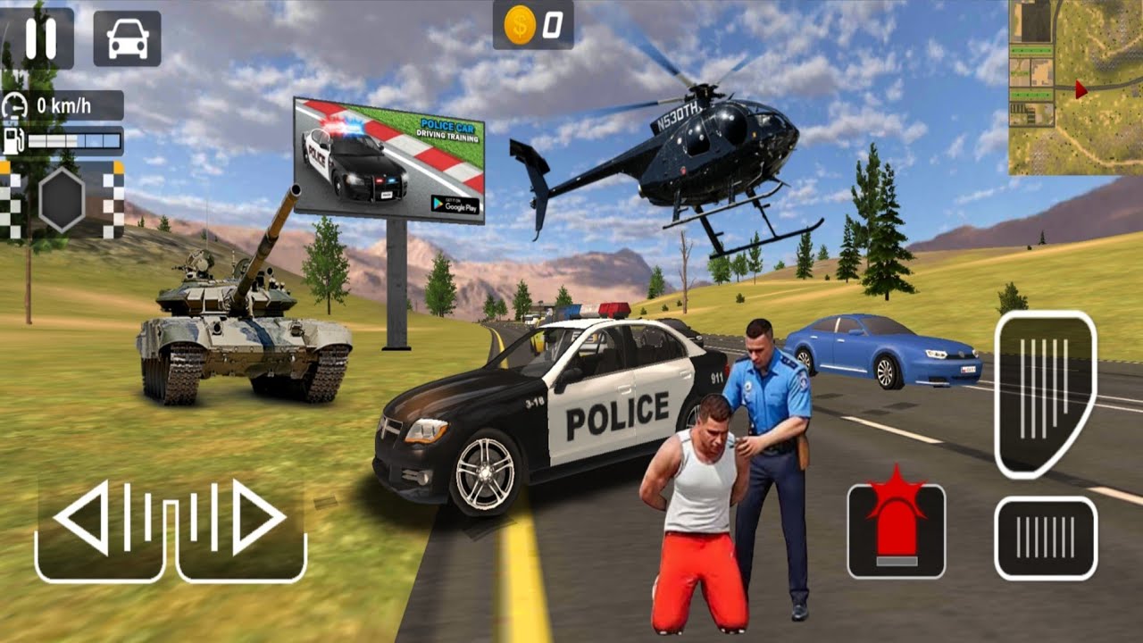   Watch Now # 83 Police Car Chase Cop Simulator  Driving City Android Crazy Gameplay Video 
