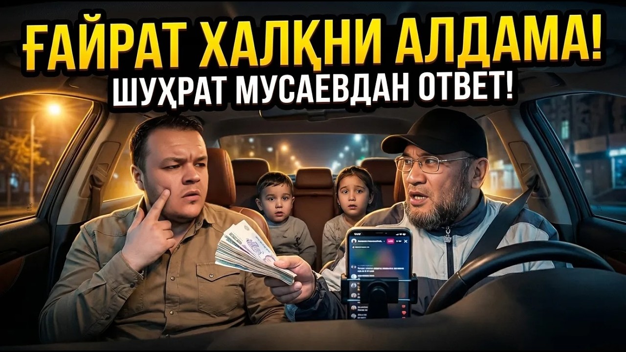 ДАҲШАТ! ШУҲРАТ МУСАЕВ ҒАЙРАТ ДЎСТОВНИНГ АСЛ ЮЗИНИ ОЧДИ! БОЛАЛАРДАН ФОЙДАЛАНГАНМИ?!