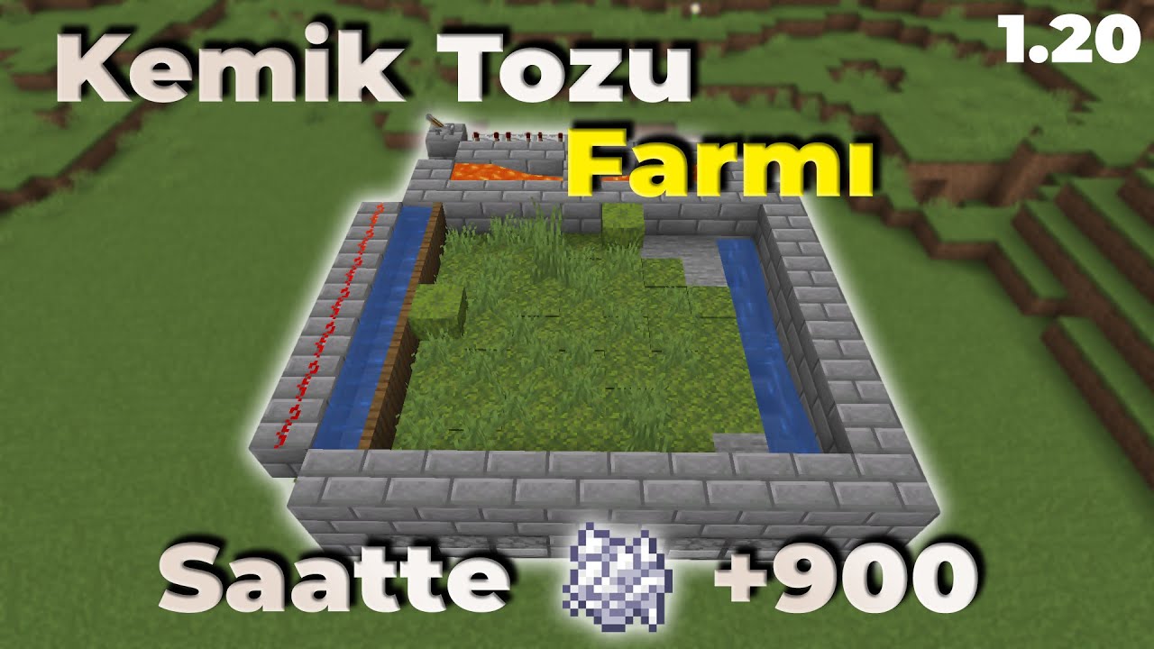 KOLAY KEMİK TOZU FARMI!!! - Minecraft 1.20.1 - Saatte +900