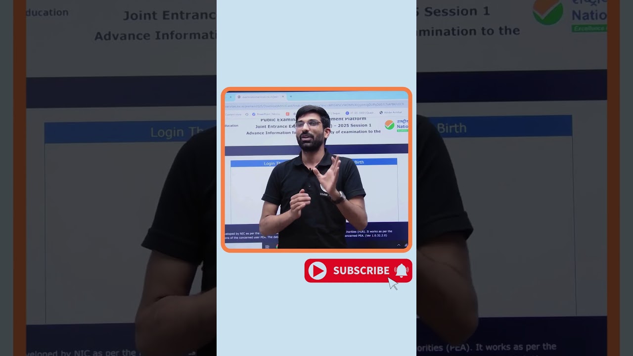 JEE Mains 2025 exam city and exam date information #nta #jee #jeemains #update