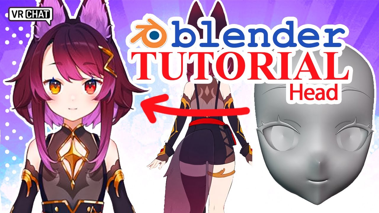 How I Model 3D Anime Heads In BLENDER!