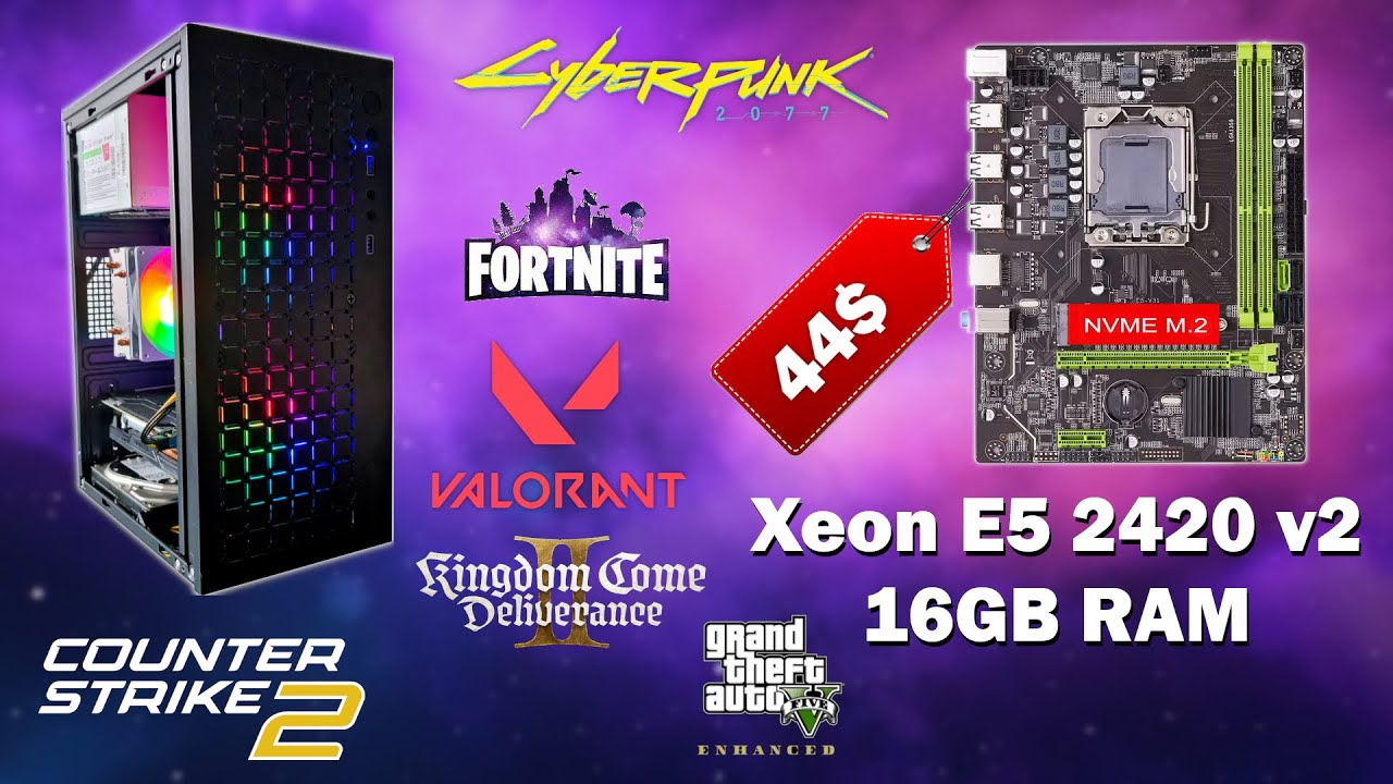 GAMING on a 44$ AliExpress CPU Bundle in 2025?! [ Xeon E5 2420 v2 & GTX 1060 ]