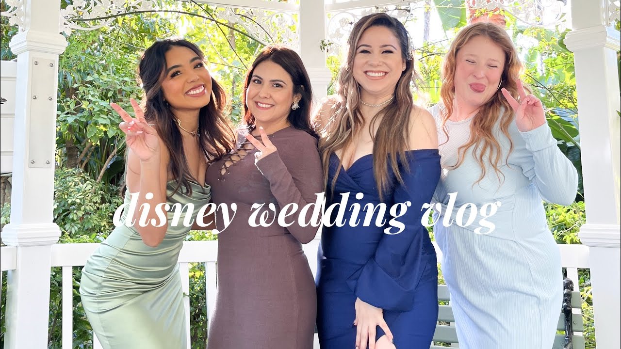 DISNEY WEDDING VLOG + downtown disney shopping ✨