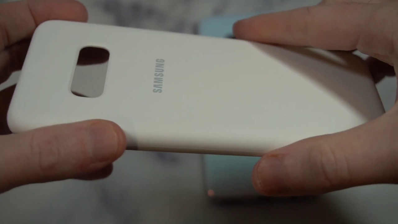 Official Samsung Galaxy S10e Silicone Cover, White Unboxing and Review