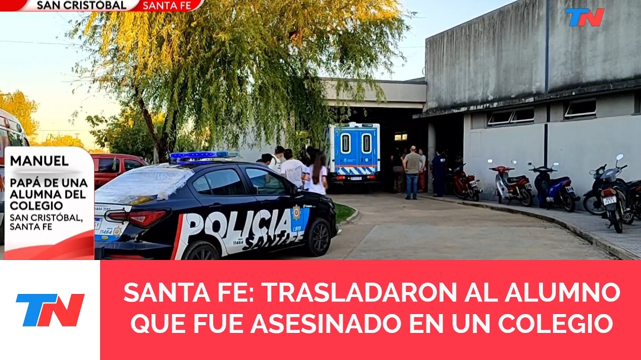 SANTA FE I Trasladan al menor que fue asesinado a tiros en una escuela: hay otros tres heridos