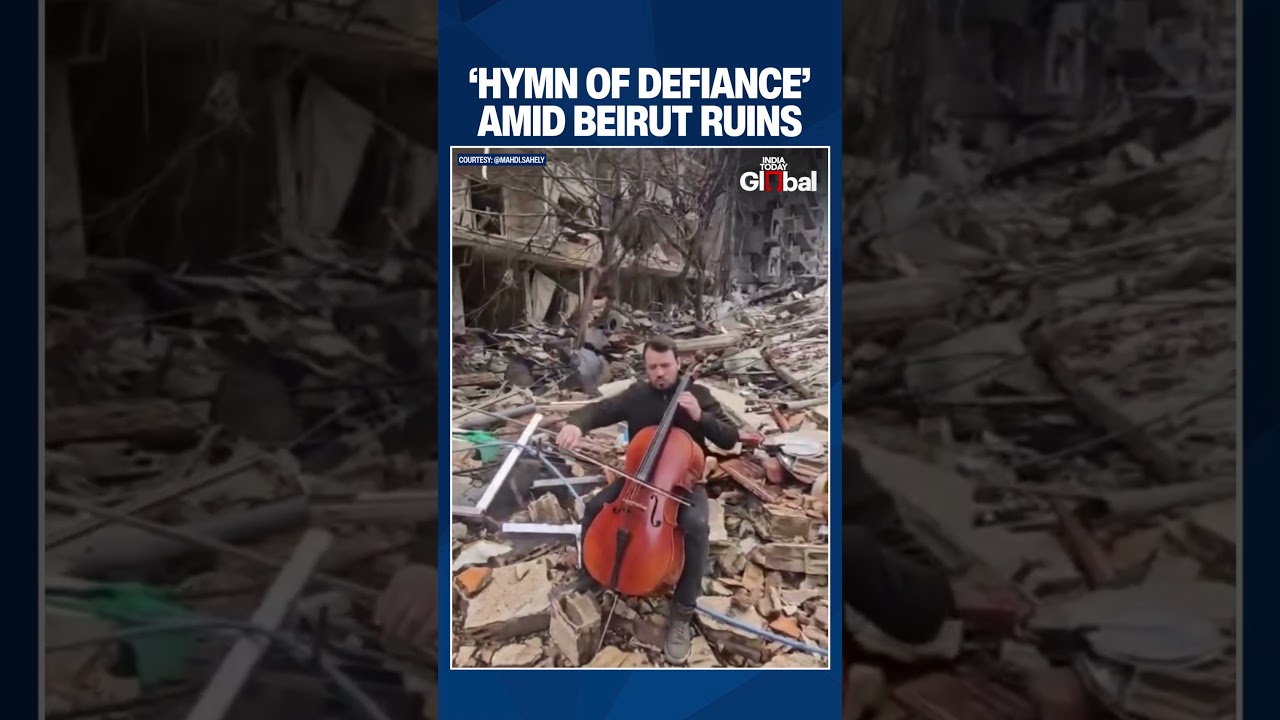 Cellist Plays Amid War Ruins As Beirut Burns, Viral Video Leaves World Speechless