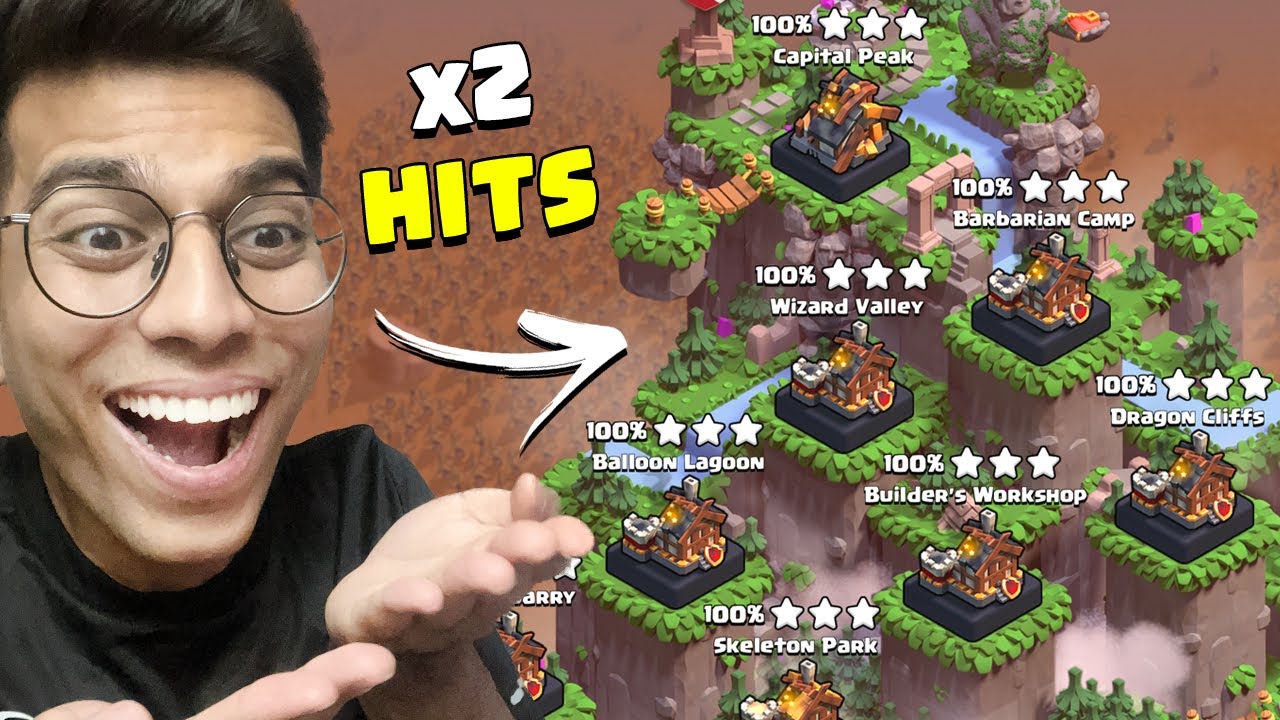 3 star every clan capital district in 2 hits (Clash of Clans)