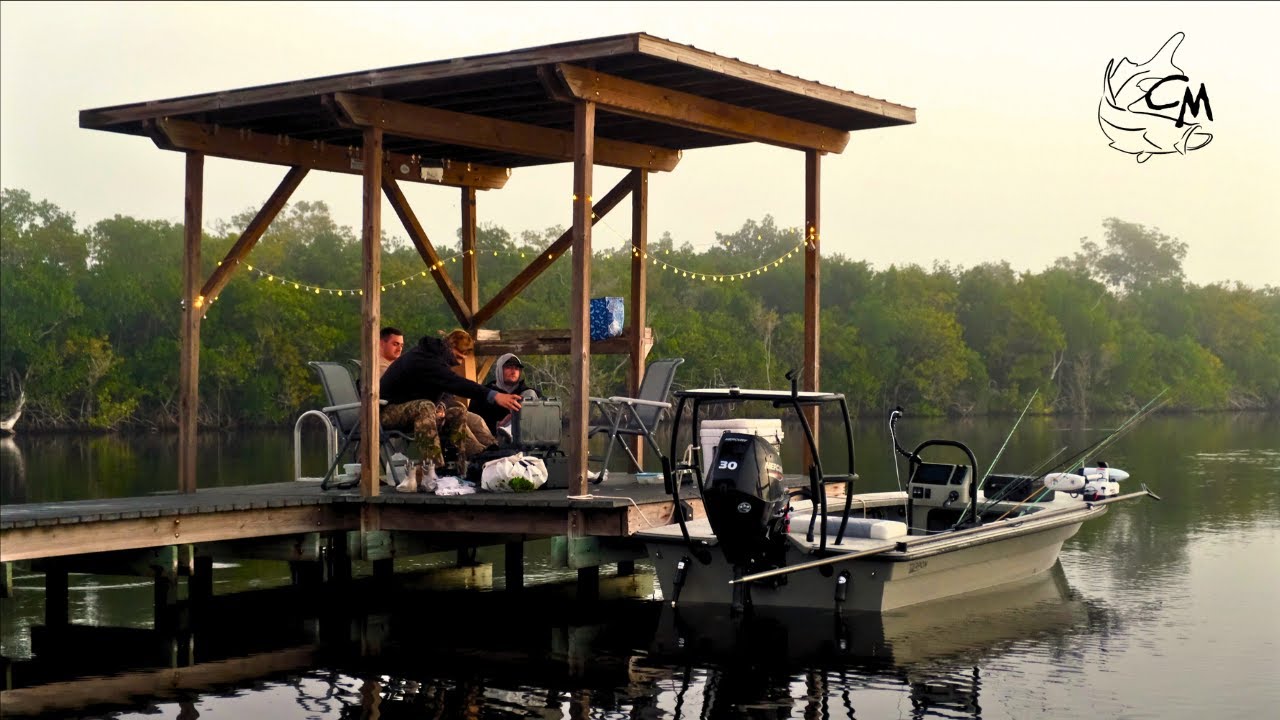 Fishing and Camping on a REMOTE Everglades Chickee