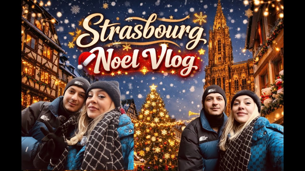 Strasbourg'u sokak sokak gezdik | Katedral | Noel VLOG