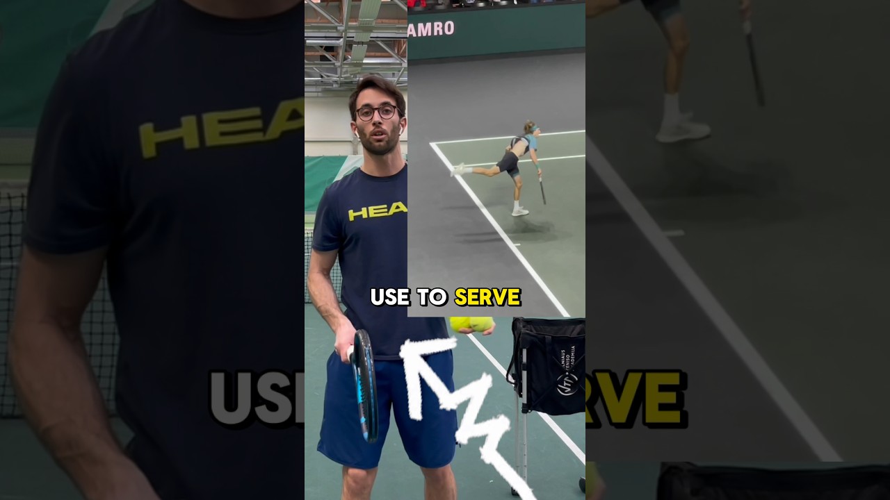 Tennis Serve Grip: The Hammer Technique. #tennis #tennislesson #serve  #tennisserve