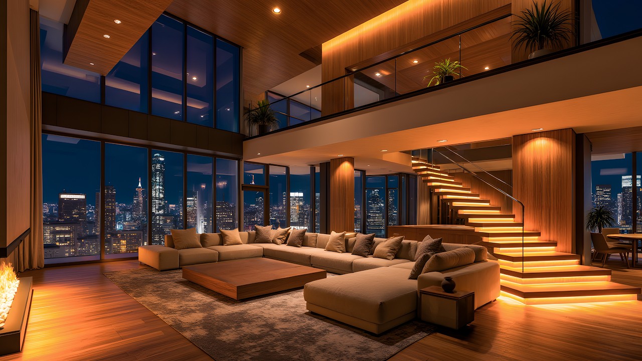 Quiet Night a Luxury Interior – Gentle Piano Jazz for Relaxation & Emotional Balance
