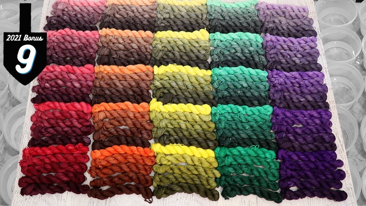 Dyeing 125 Colors! Color Mixing Shades of Purple, Green, Orange, Yellow, & Red (2021 Chanukah Bonus)