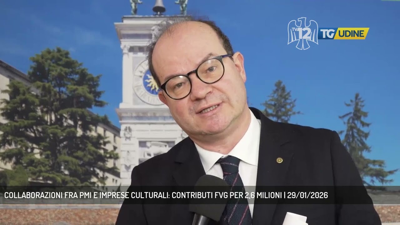 COLLABORAZIONI FRA PMI E IMPRESE CULTURALI: CONTRIBUTI FVG PER 2,6 MILIONI | 29/01/2026