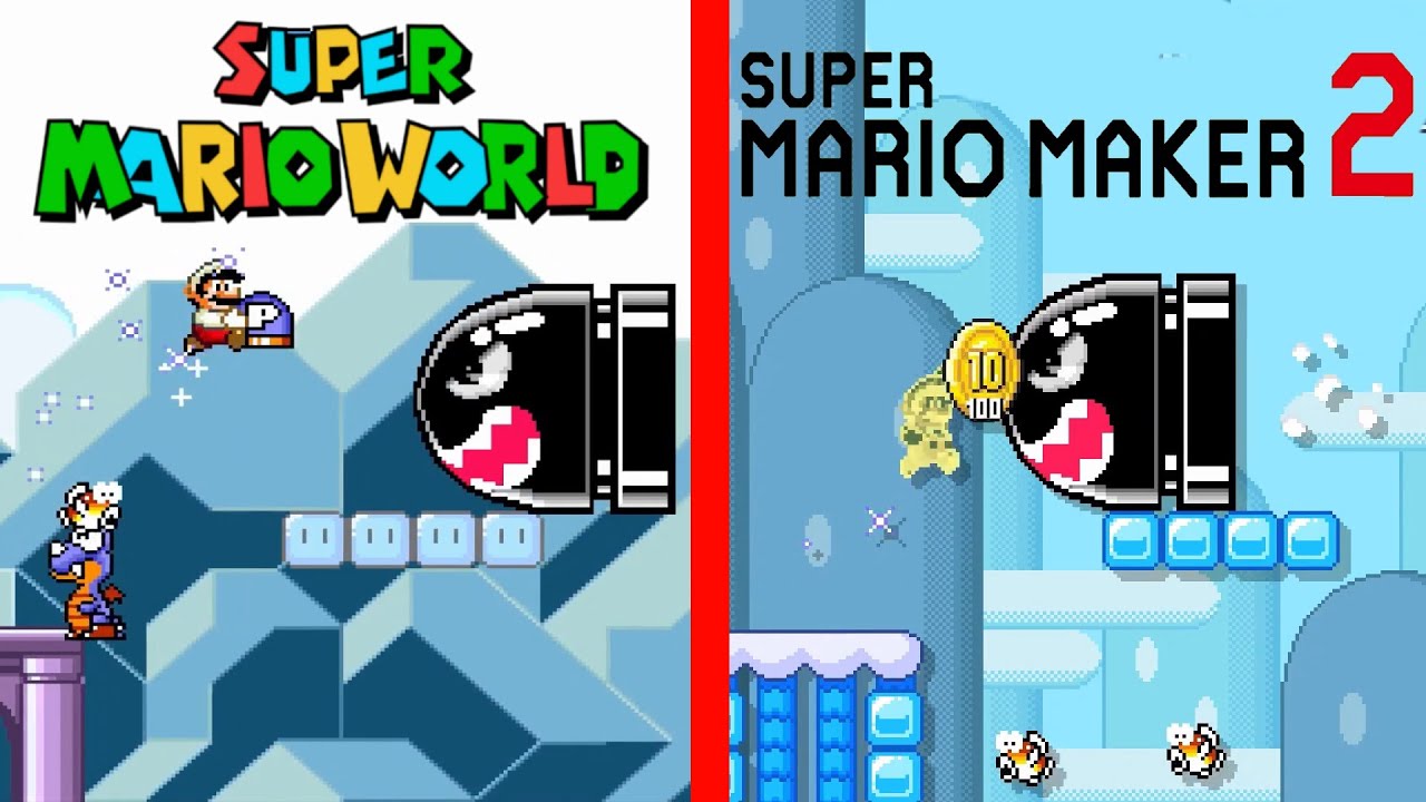 Recreating Super Mario World's Awesome in Super Mario Maker 2