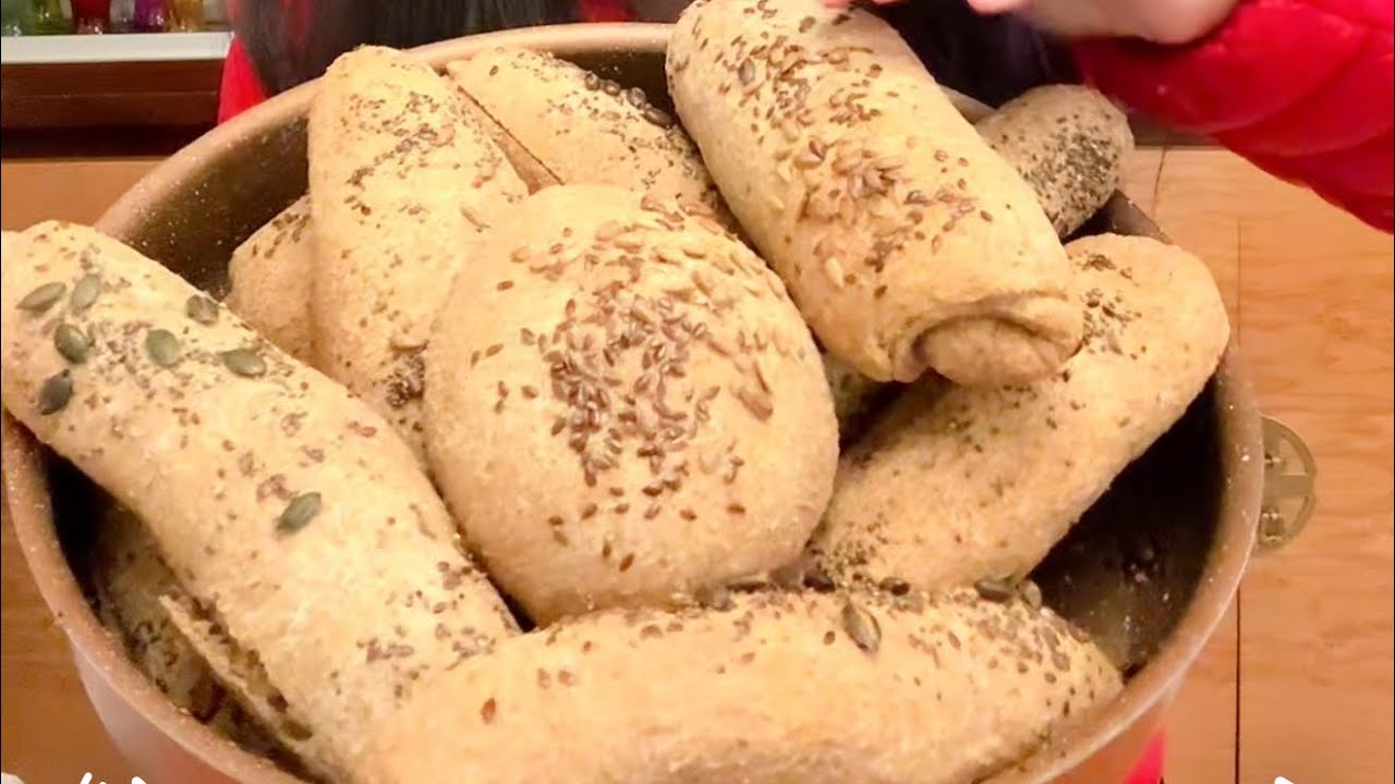 فيديو العيش الصحي بالحبة الكاملة 🤎🍞من سلسلةوصفات صحية – الحلقة العاشرة 