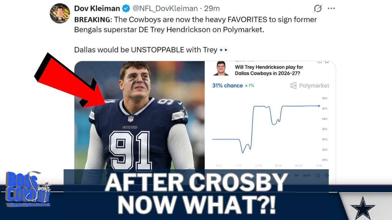 Crosby Is Out… Now What for the Dallas Cowboys? Trey Hendrickson Rumors Heating Up 🔥👀⭐