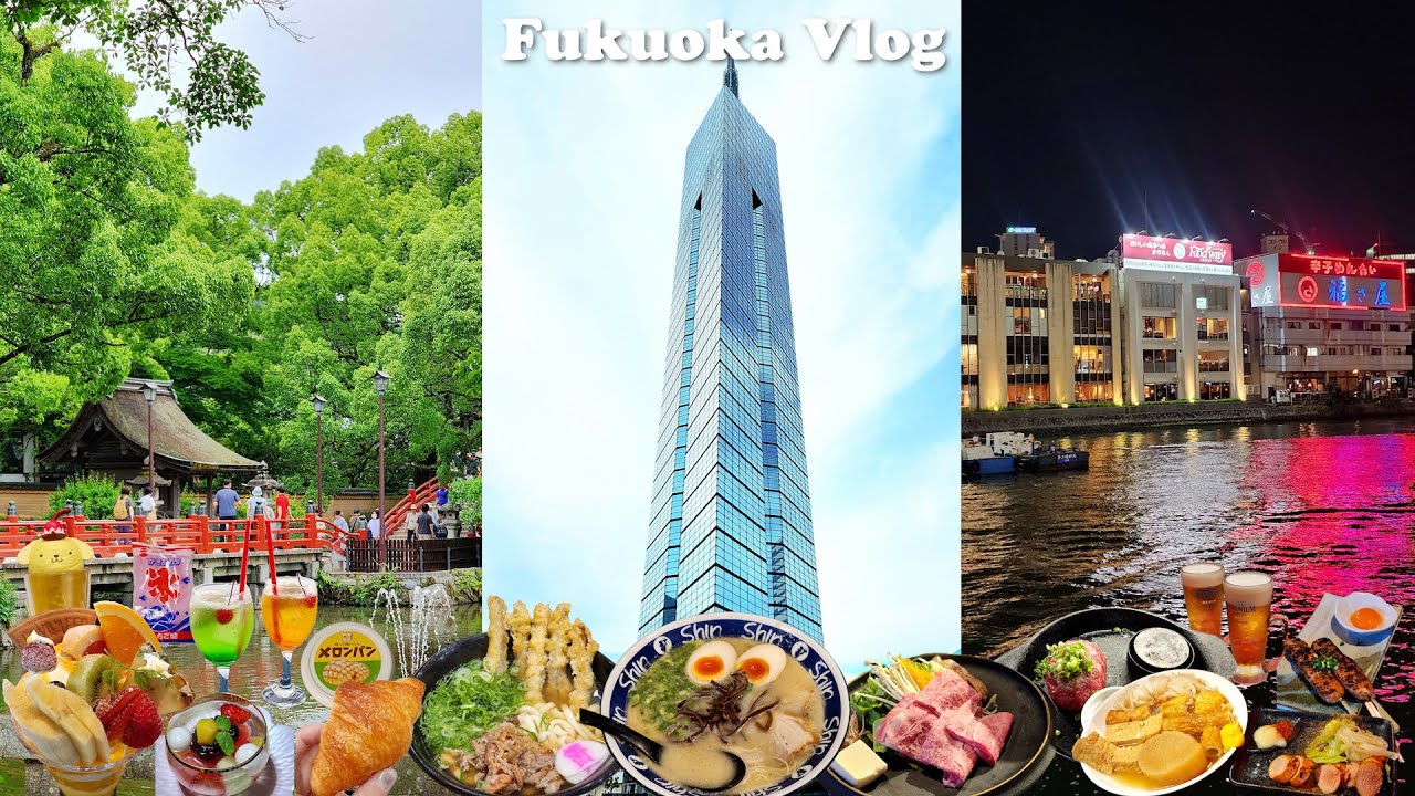 [VLOG] 5박6일 후쿠오카 여행 브이로그 🇯🇵 Fukuoka vlog📍구글맵 공유ㅣ하카타ㅣ텐진ㅣ유후인ㅣ다자이후ㅣ오호리공원ㅣ킨린호수ㅣ키와미야함바그,신신라멘,모츠나베