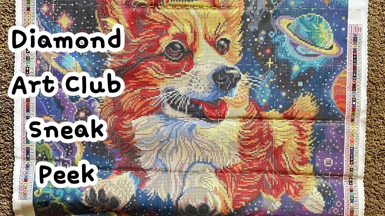 interstellar tail wagger by auclair studio | diamond art club sneak peek!