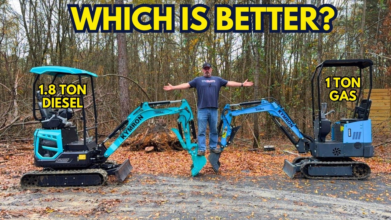 Gas vs Diesel:  Chinese Mini Excavator Comparison