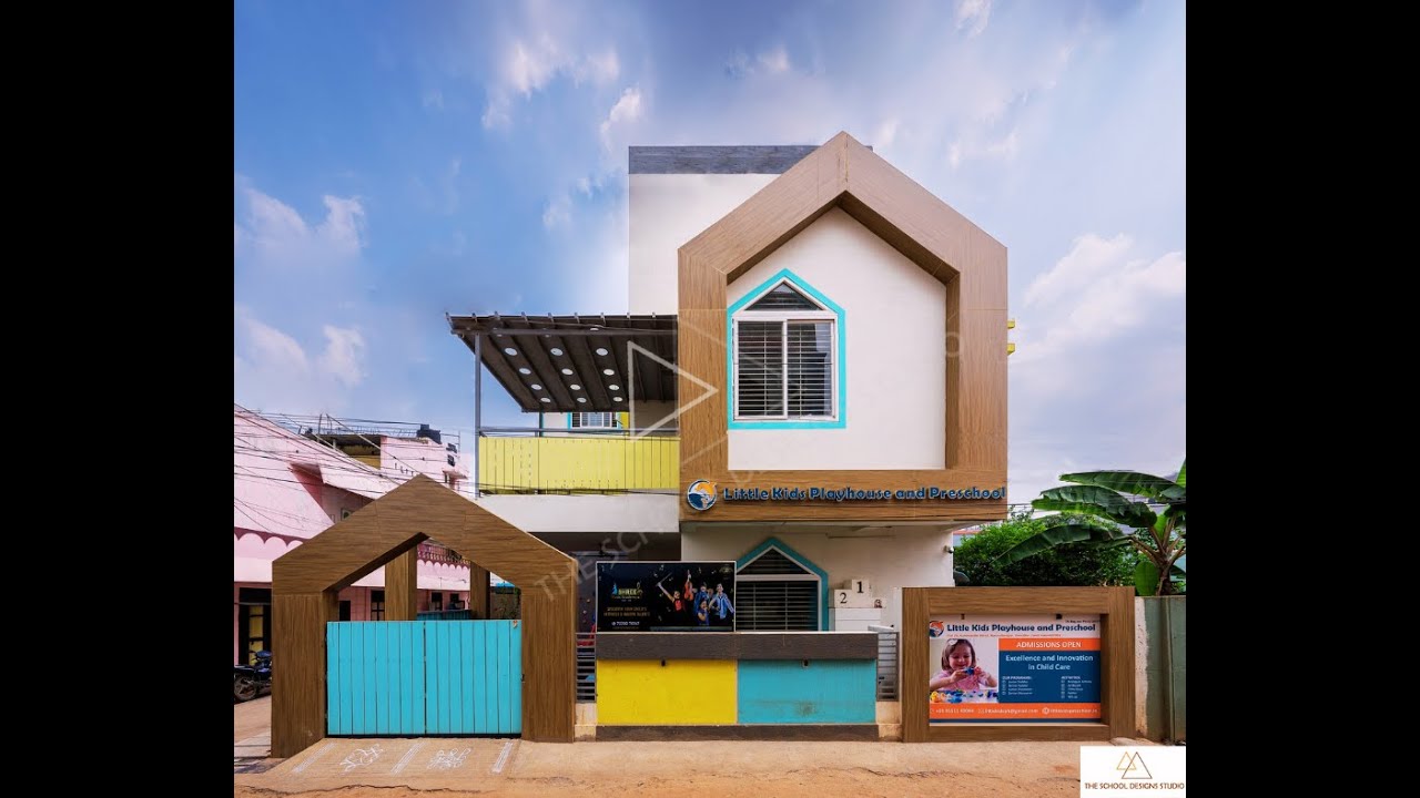 Little Kids Playhouse and Preschool, Tiruvallur | Designed By The School Designs Studio #architects