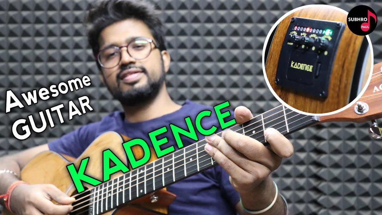 Best Guitar For Beginners | Kadence Guitar A06EQ Unboxing, Review, Sound Test | Semi Acoustic Guitar