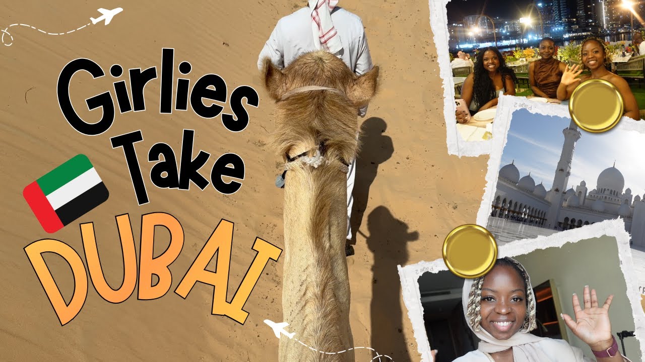 Girlies Take Dubai 🇦🇪 sunset yacht, camel riding, ATVs, etc