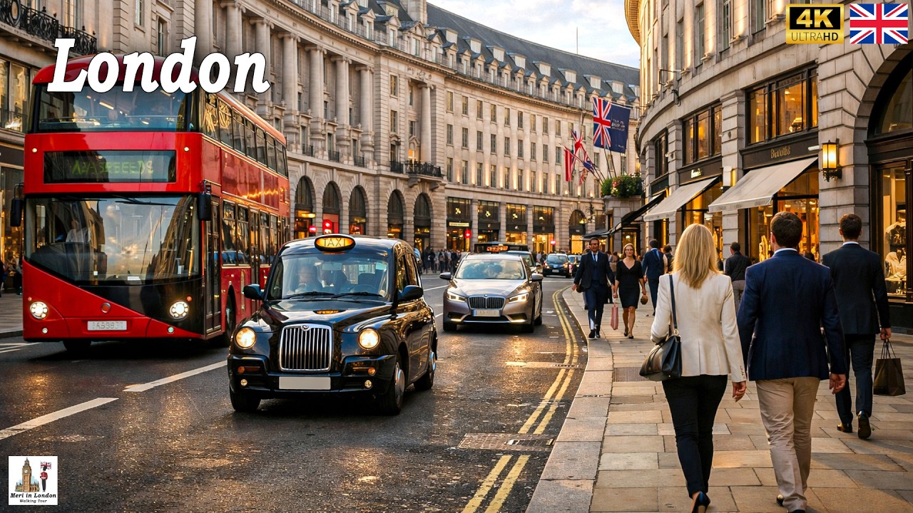 Walking London's Most Vibrant Streets | Experience Walking Tour on London's Lively Streets | True 4K