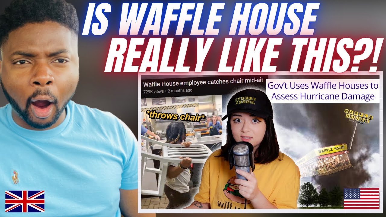 WAFFLE HOUSE — САМЫЙ ХАОТИЧНЫЙ РЕСТОРАН АМЕРИКИ! — Brit Reacts
