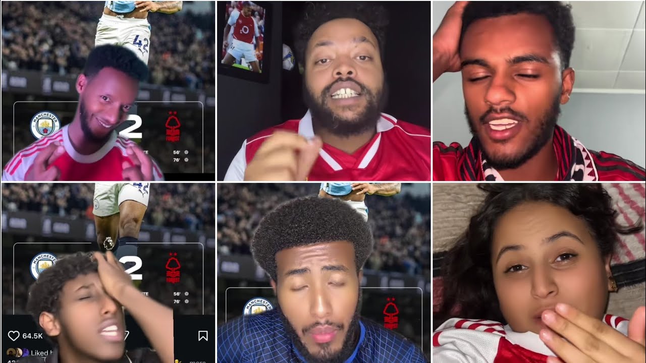 ማንሲቲ ከ ኖቲንጋም 2-2 ቲክቶከሮቹ ምን አሉ