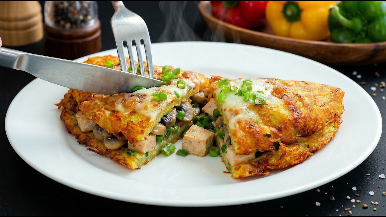 Einfaches Rezept! Knusprige Kartoffeln mit saftiger Füllung. Ich koche sie jede Woche!