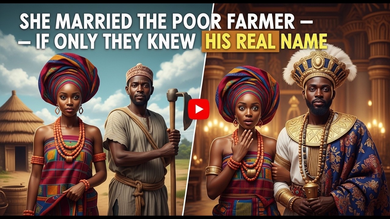 She Married the Poor Farmer — If Only They Knew His Real Name. | #africanfolktales #folklore