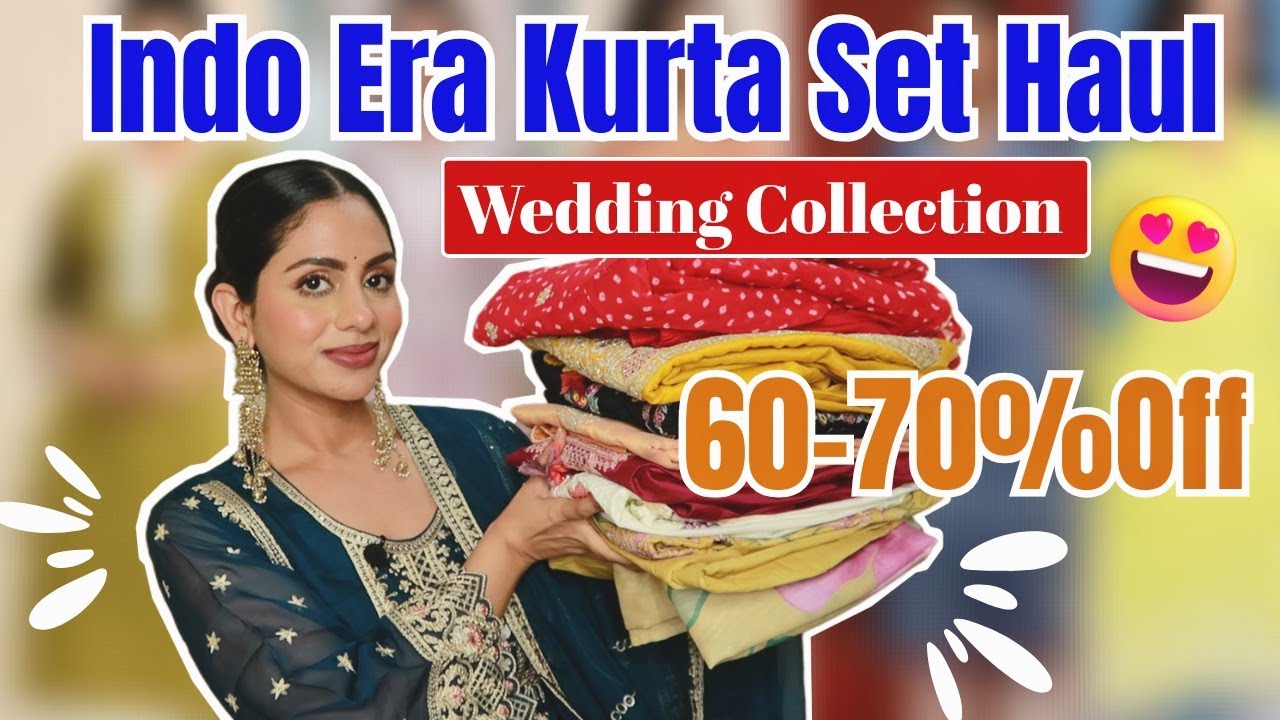 Best Indo Era Wedding Kurta Sets Haul 💖 Elegant Ethnic Looks