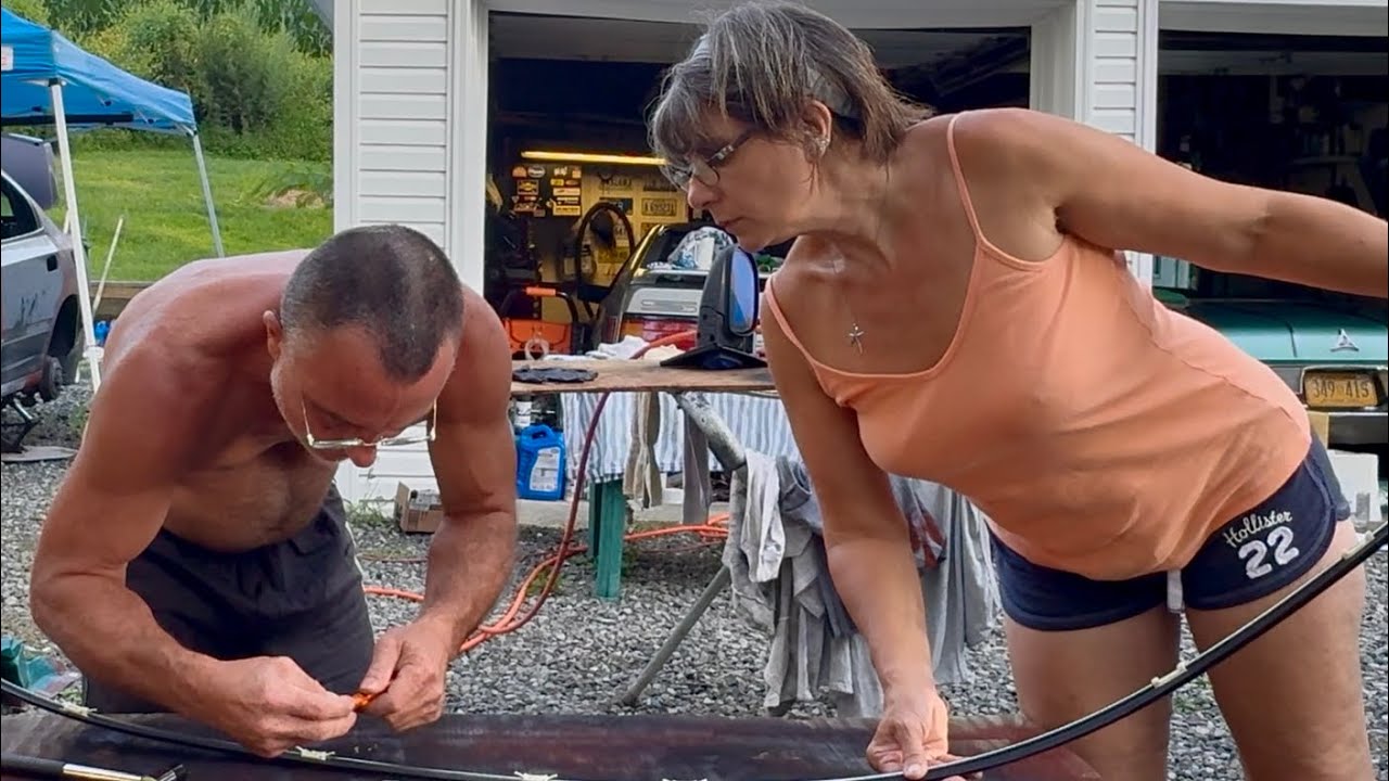 Moldings, Dent Removal and A Brand New Grill For An Antique Korean Car
