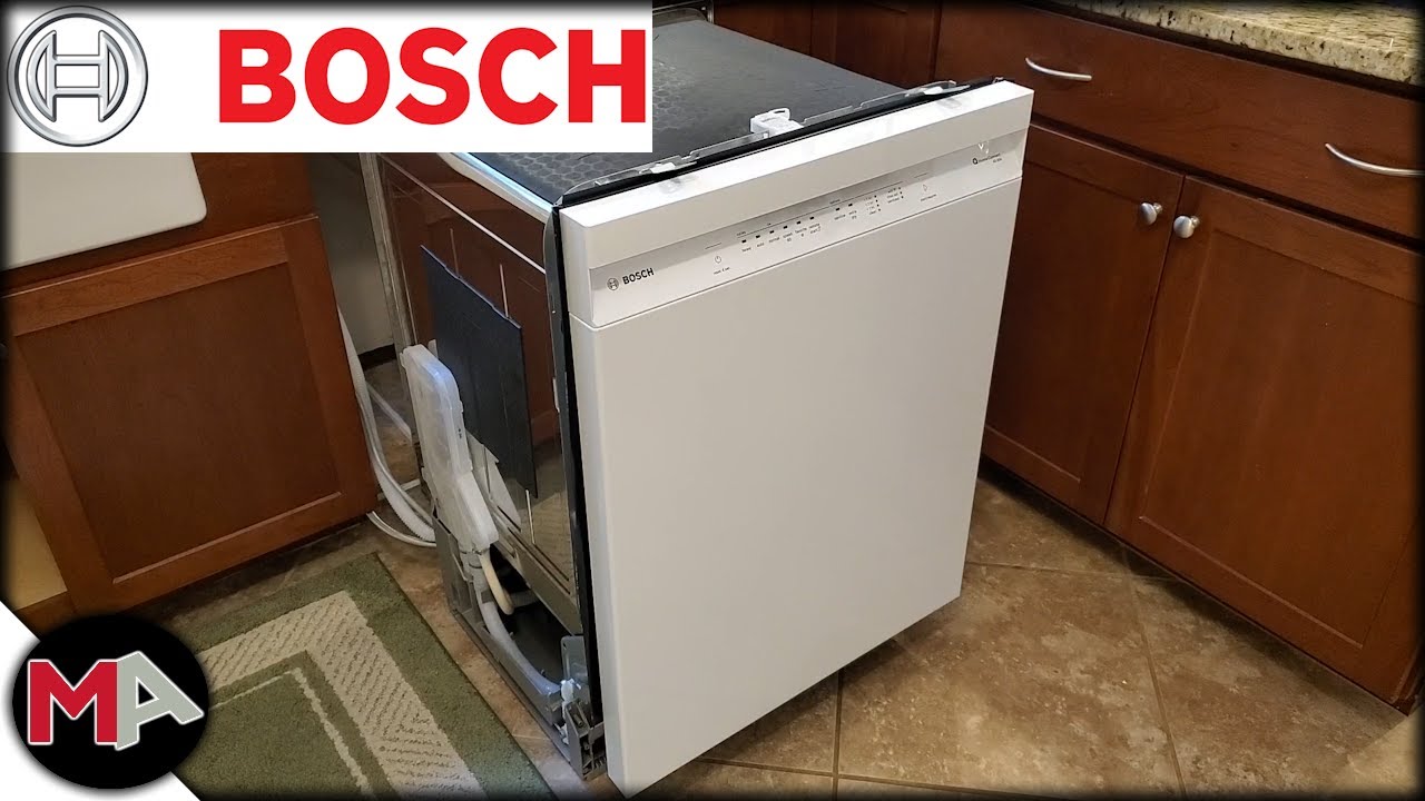 Установка посудомоечной машины Bosch