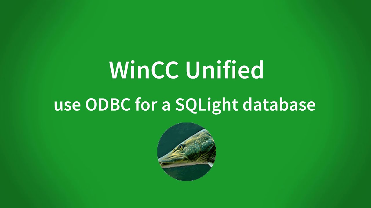WinCC Unified V16: Usage of ODBC for the default SQLight database
