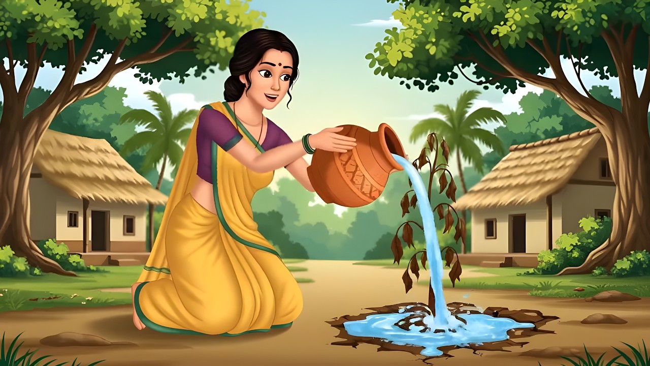 अनाथ लड़की का भाग्य और जादुई पेड़ | Hindi Story | Kahani | Moral Stories