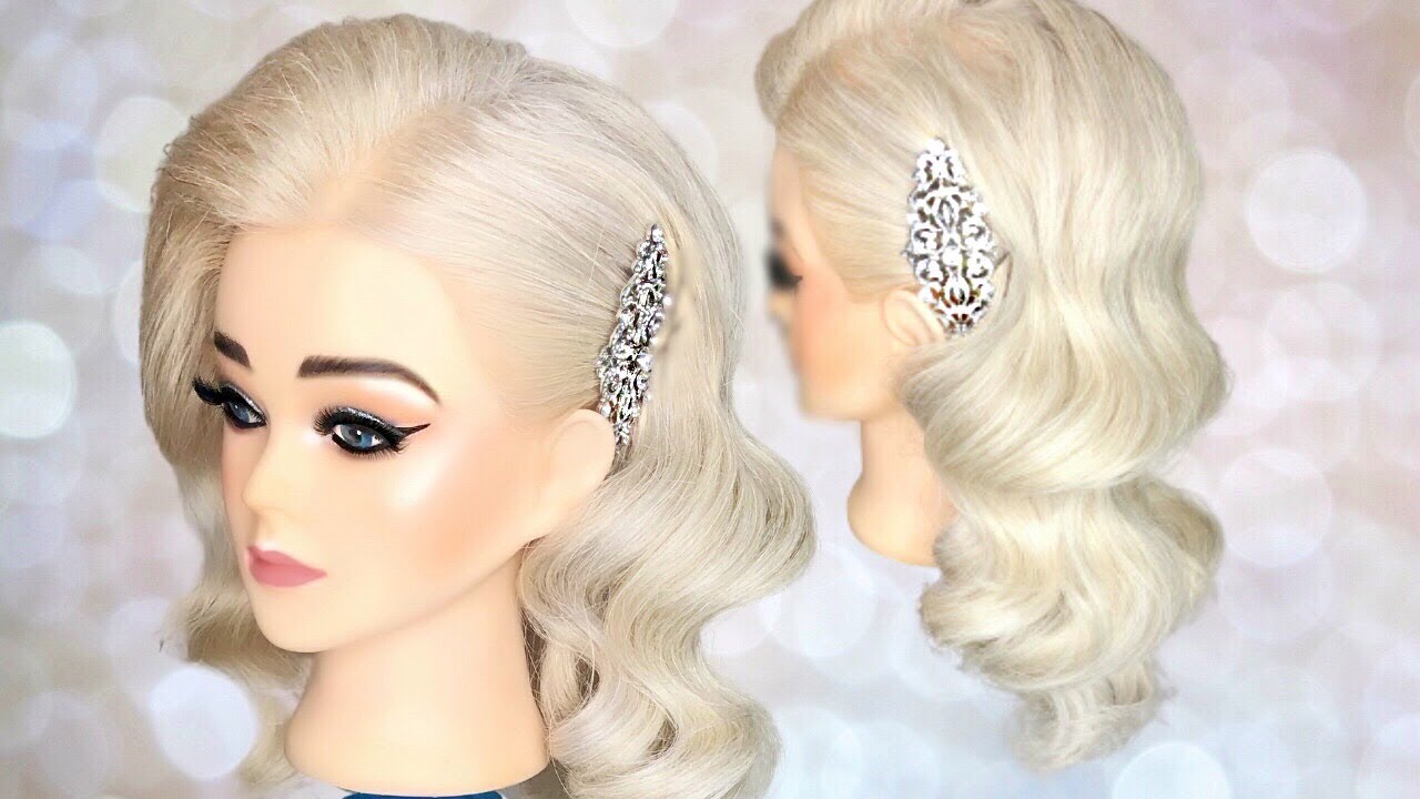 How To Create Classic Hollywood Waves | Old Hollywood Bridal Hair