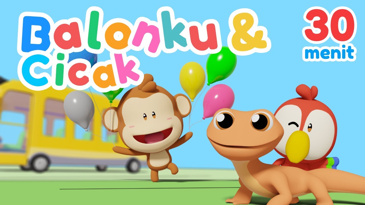 Lagu Anak Balita Populer 30 Menit | Cicak Cicak di Dinding | Balonku Ada Lima | Kalau Kau Suka Hati