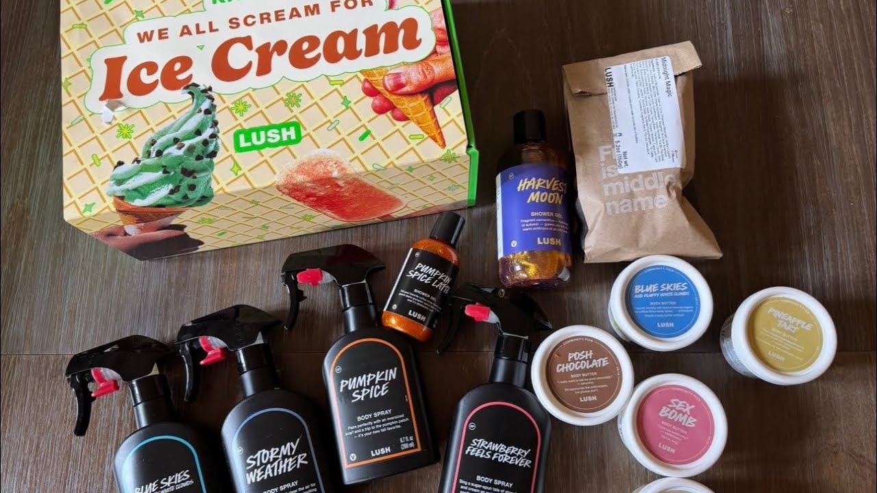 Lush August 2025 Subscription box/body sprays