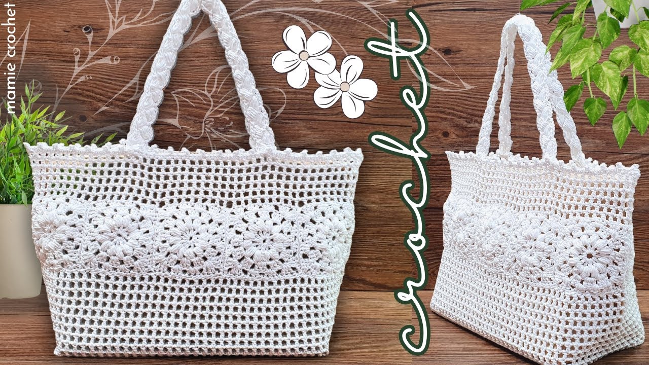 🩷🩷 SAC AU CROCHET PARFAIT POUR L’ÉTÉ ! VOUS N'ALLEZ PLUS LE QUITTER !! 🩷🩷 TUTO AMALINA @MamieCrochet