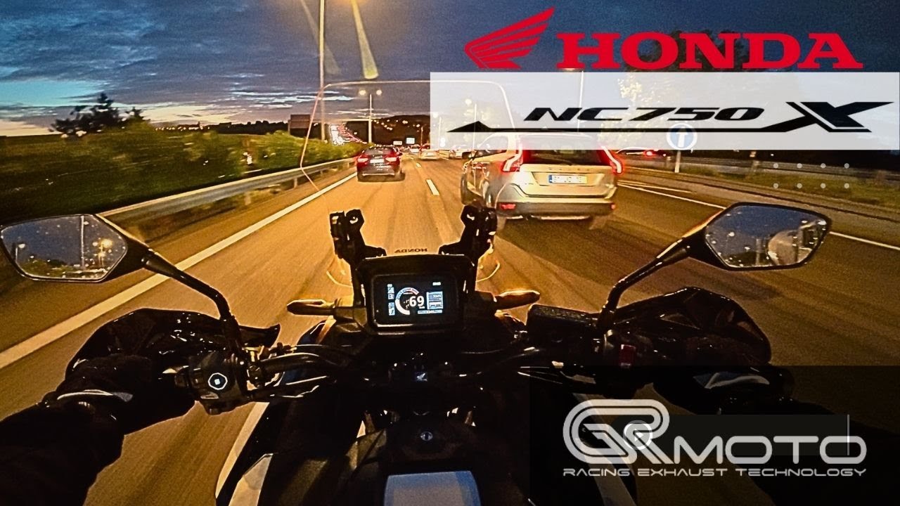 HONDA NC750X POV W/ GRmoto Exhaust || DUSK TILL NIGHT!!