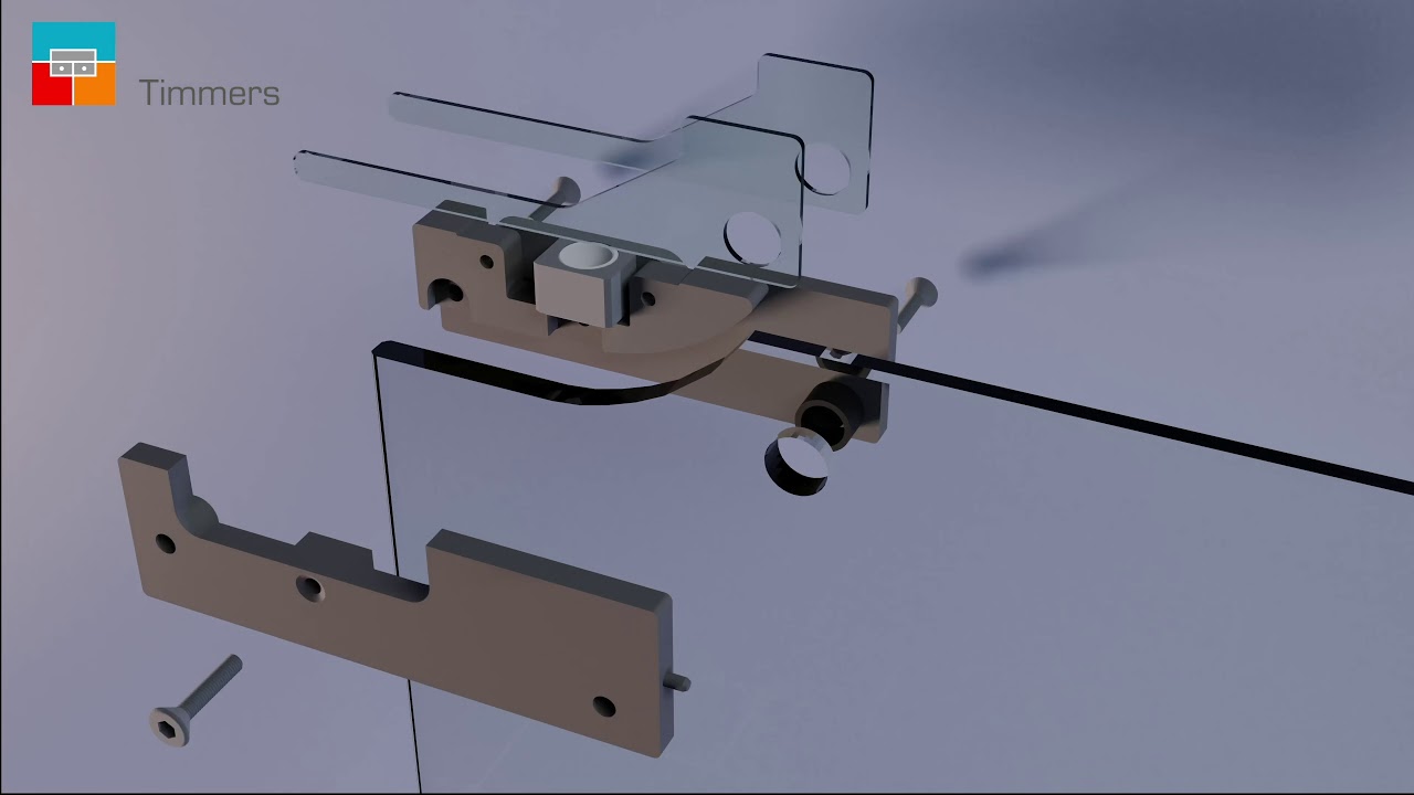 Hoe monteer je een glazen taatsdeur met de 60php-premium hydraulische onder- en bovenschoen?