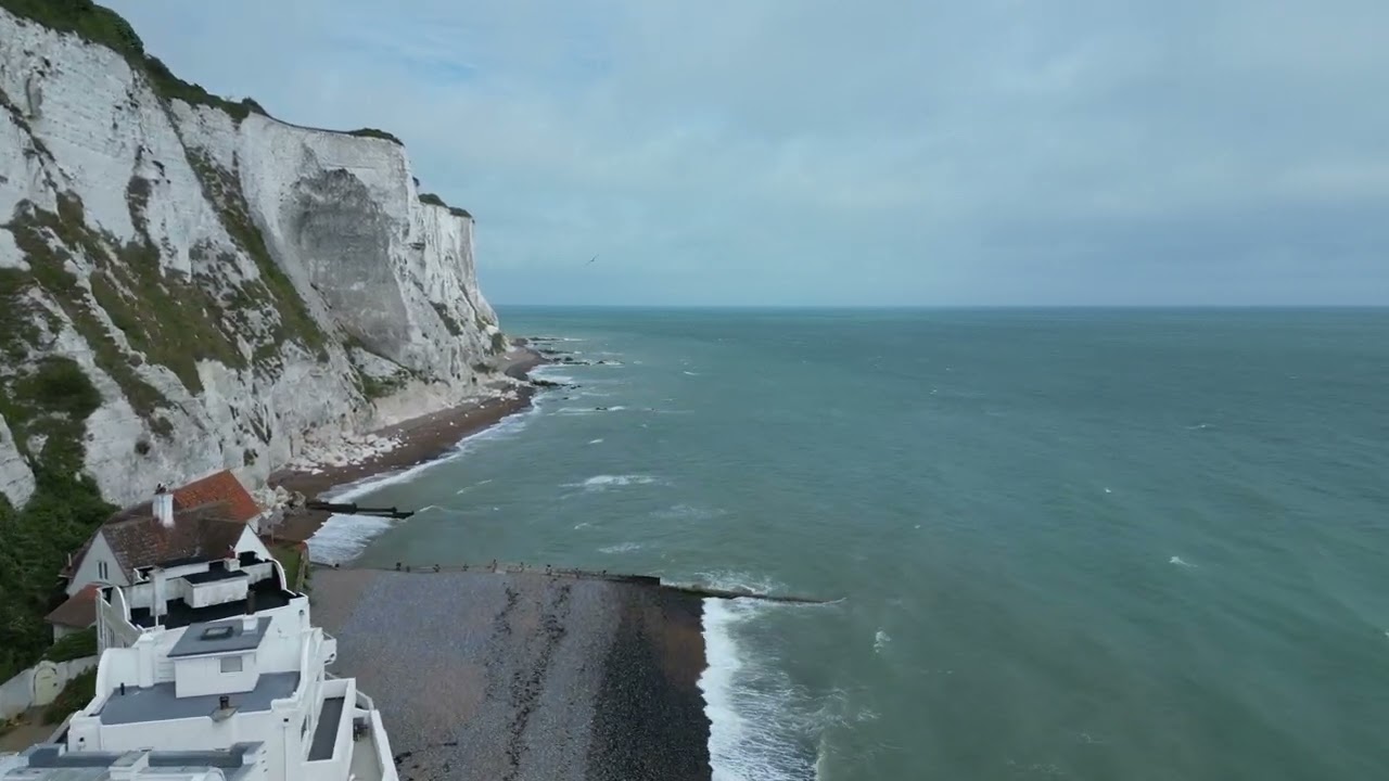 The White Cliffs Of St Margaret’s  Bay Dover Kent  By Air￼