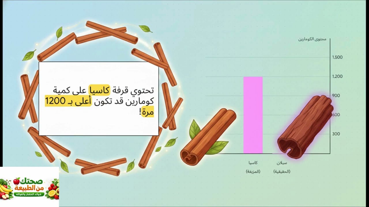 القرفة الحقيقية أم الأكاسيا؟ كيف تميّز بين القرفة الأصلية والمقلدة بسهولة