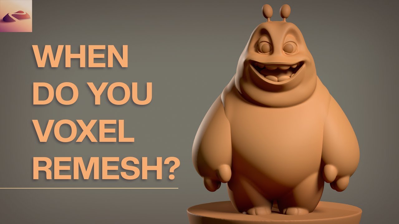 Когда нужно использовать Voxel Remesh? | Краткое руководство по Nomad Sculpt