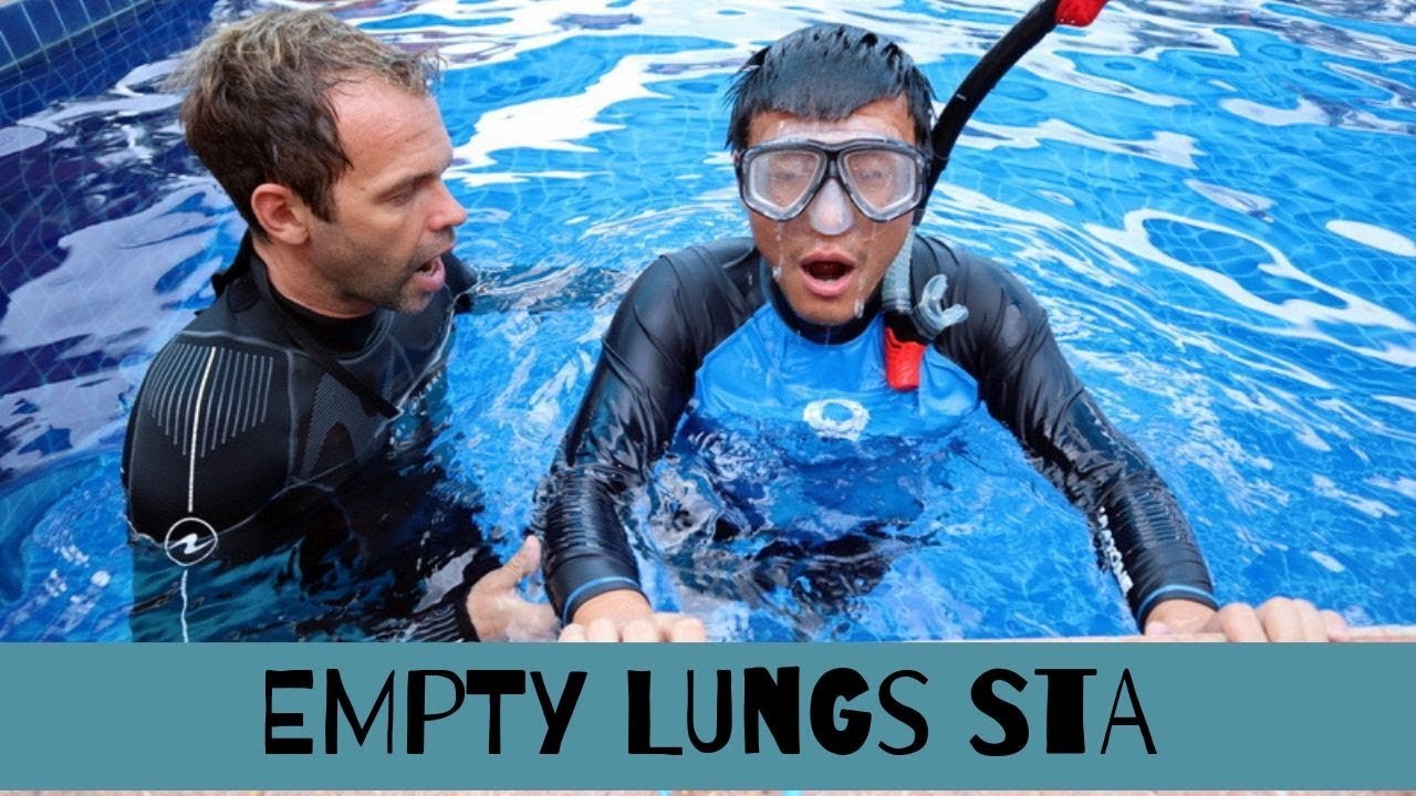 INSANE Breath Hold With Empty Lungs | Freediving STA Training