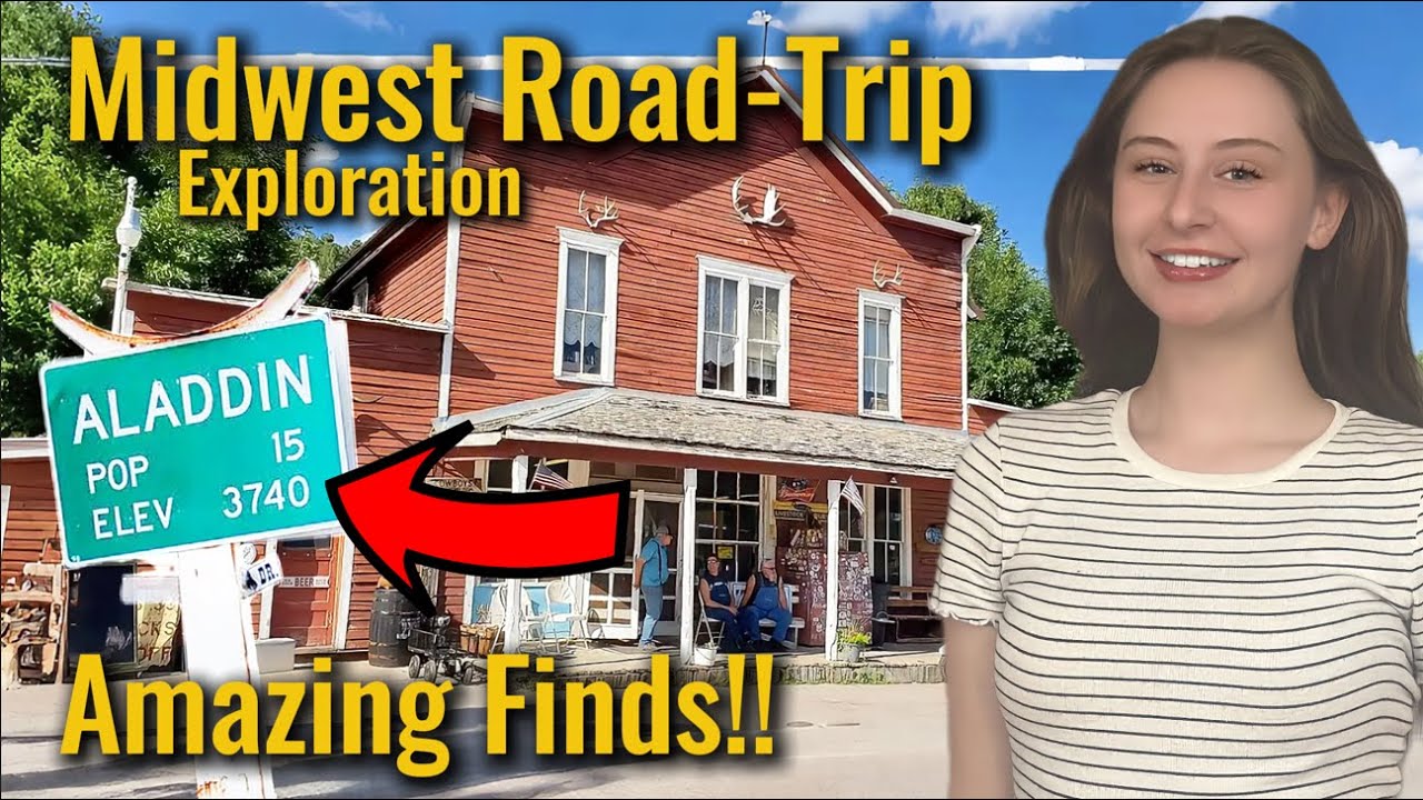 NO ONE lives here!! 130 year old store! Devils Tower! Deserted Trails....