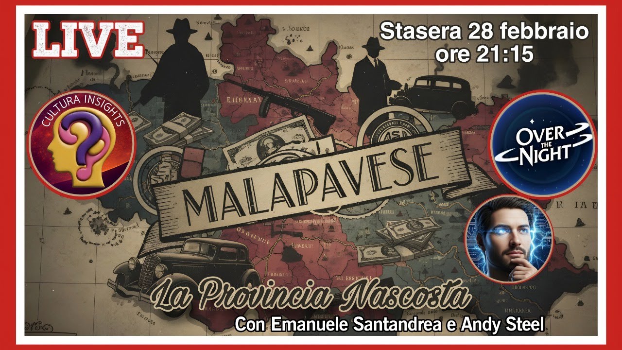 LIVE 28.02.2026 ore 21:15 - CULTURA INSIGHTS, EMANUELE SANTANDREA e ANDY STEEL