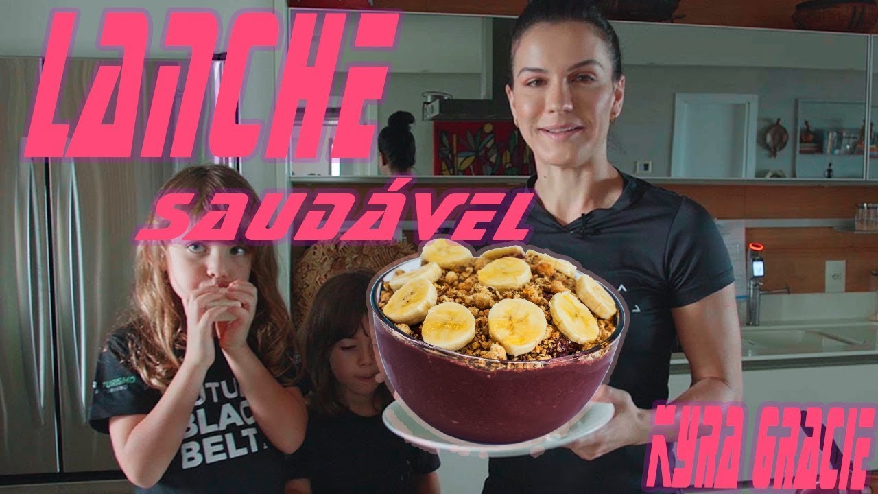 Açaí e tapioca: lanche saudável para crianças.